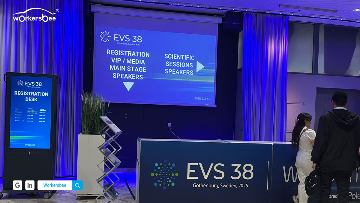 Workersbee, EVS38'de Gelişmiş Elektrikli Araç Şarj Çözümlerini Sergiliyor